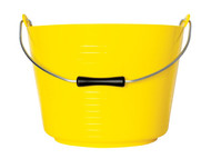 Gorilla Flexible Tub Bucket 22 litre - Yellow