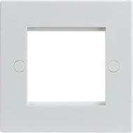 Standard White 2G Modular Faceplate