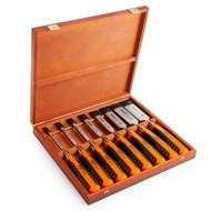Bahco Bevel Edge Chisel Set 8 Piece in Wooden Box