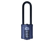 Squire CP40/2.5 Combination Padlock Extra Long Shackle