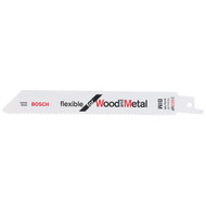 Bosch Reciprocating Saw Blades for Wood & Metal 150mm (Pack Of 5)