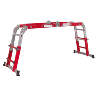 Sealey Aluminium Multipurpose Ladder EN 131 - Adjustable Height