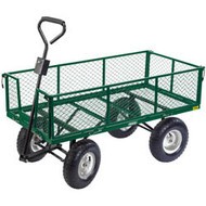 Draper Steel Mesh Cart With Pneumatic Wheels