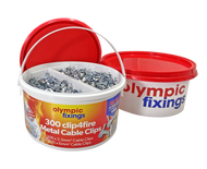 Olympic Cable Clip4fire In Tub of 300