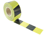 Barrier Tape 70mm x 500m Black & Yellow (Non-Adhesive)