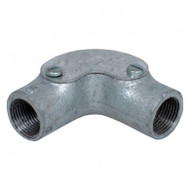Galvanised Steel Conduit Inspection Elbow