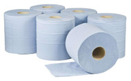 Centre Feed Rolls - Blue (Per Pack Of 6 Rolls)