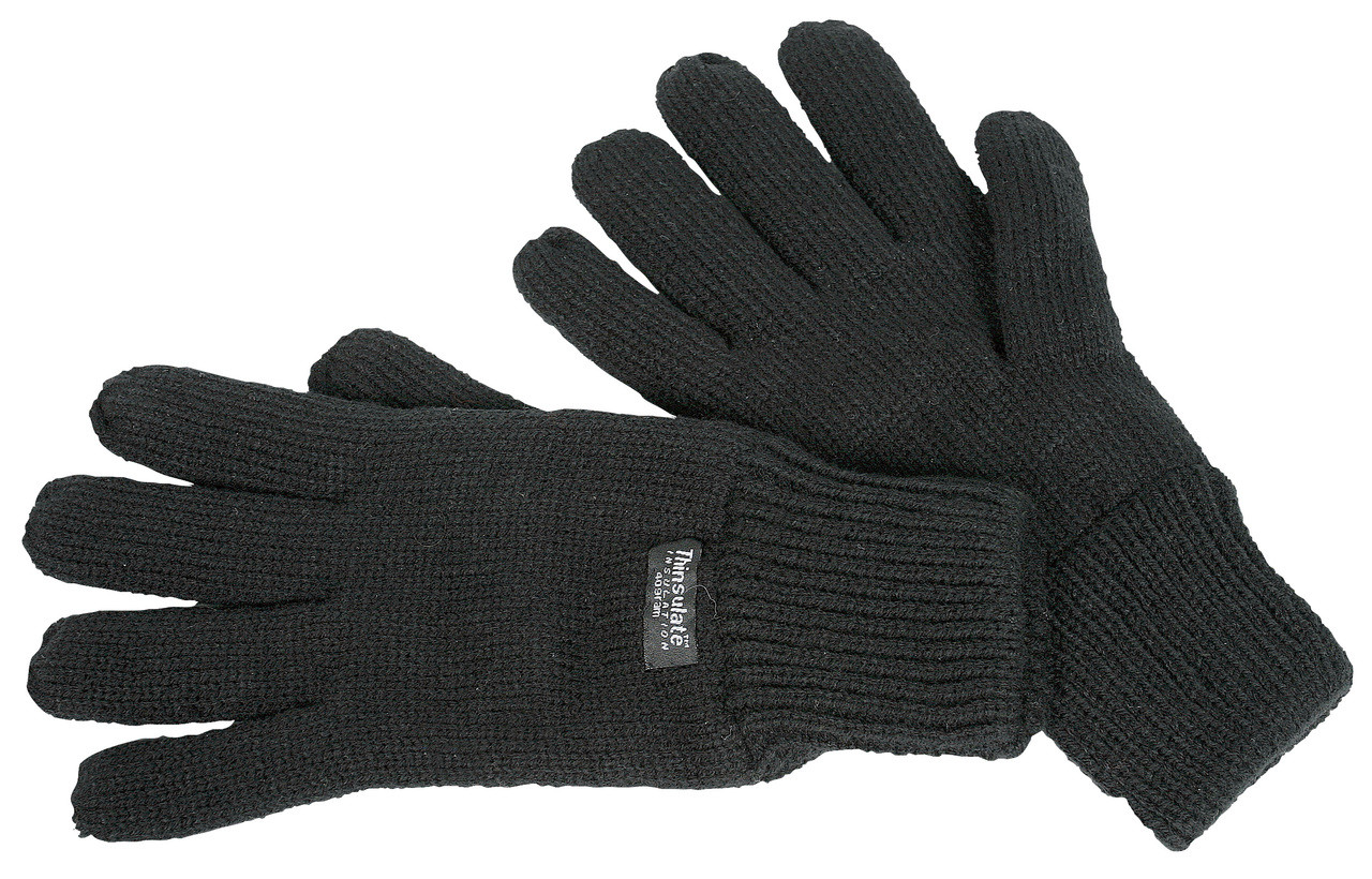 Thinsulate Black Knitted Glove - Marshall Industrial Supplies