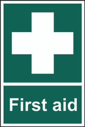 First Aid Sign (200 x 300mm)