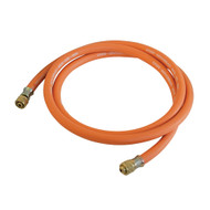 Gas Hose with Connectors 2 Metres