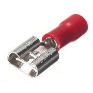 Part Insulated Red Female Spade Connectors (Bag Of 100)
