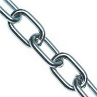Short Link Bright Zinc Chain (Per 10 Metre Box)