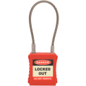 Safety Padlock with Wire Shackle