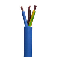 Blue 1.5mm 3 Core Arctic Flex Cable (100 Metre Roll)