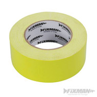 Fixman 50mm x 50m Heavy Duty Duct Tape Bright Yellow