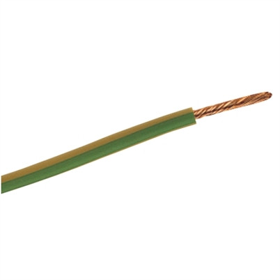 6mm Green/Yellow Earth Cable (50 Metre Roll) - Marshall Industrial Supplies