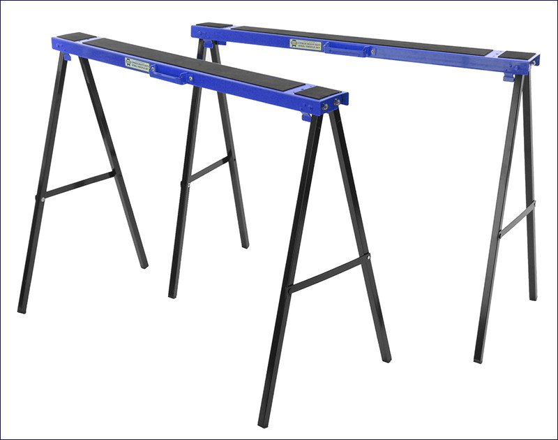 Steel Foldable Trestles (twin Pack) - Marshall Industrial Supplies