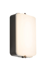 LED Security Amenity Bulkhead with Opal Diffuser - Cool White