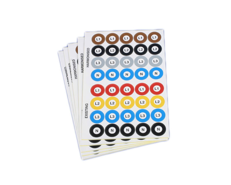 Self Adhesive Phase Label Stickers 25mm Diameter (5 Sheets of 40 ...