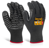 Glovezilla Anti-Vibration Black Gloves