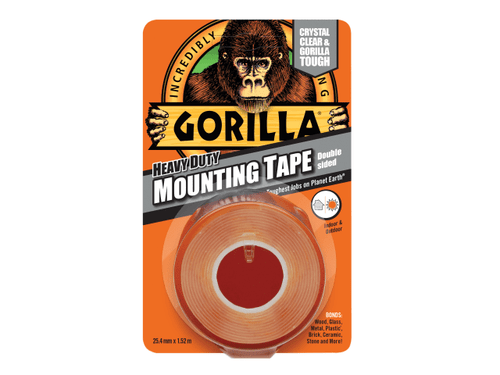 gorilla heavy duty double sided mounting tape.