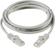 1 Metre UTP CAT5e Networking Cable - Grey