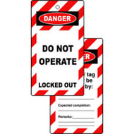 Lockout Tags - DO NOT OPERATE (Double Sided 10 Pack)