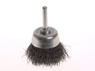 Faithfull Stainless Steel Wire Brush Shaft Mounted 70mm x 25mm