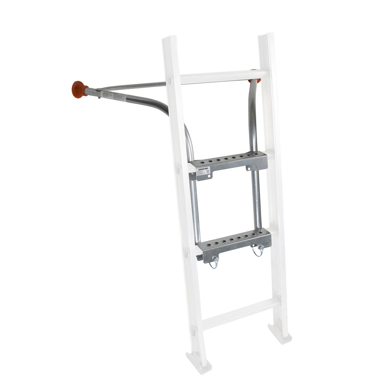 Durable Ladder Stabilizer Fits Extension Ladders with Rails up to 4'' by 1 3/4'' 