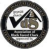 Black Forest Clock Association Certificate