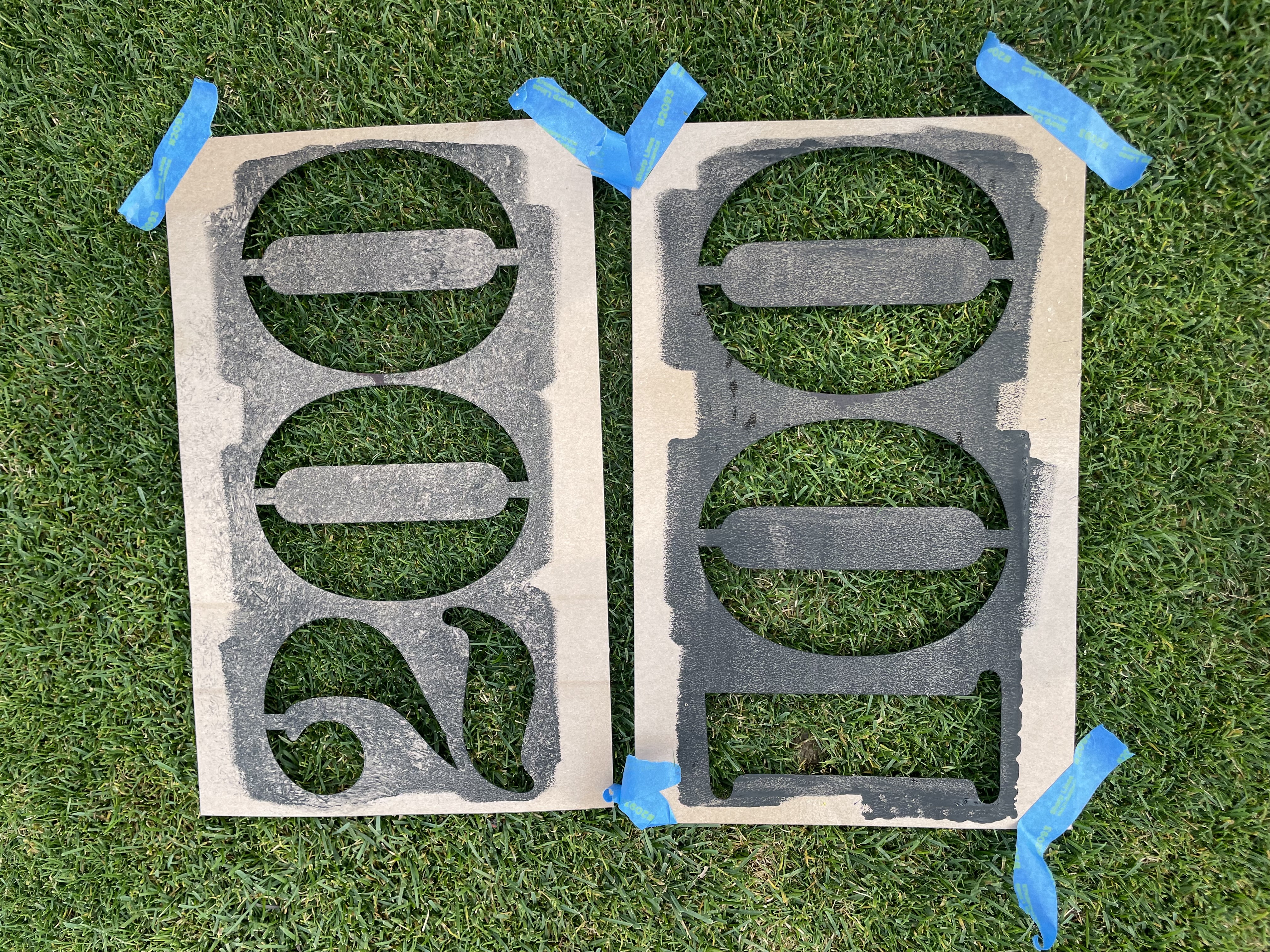 100 and 200 Yardage Stencils