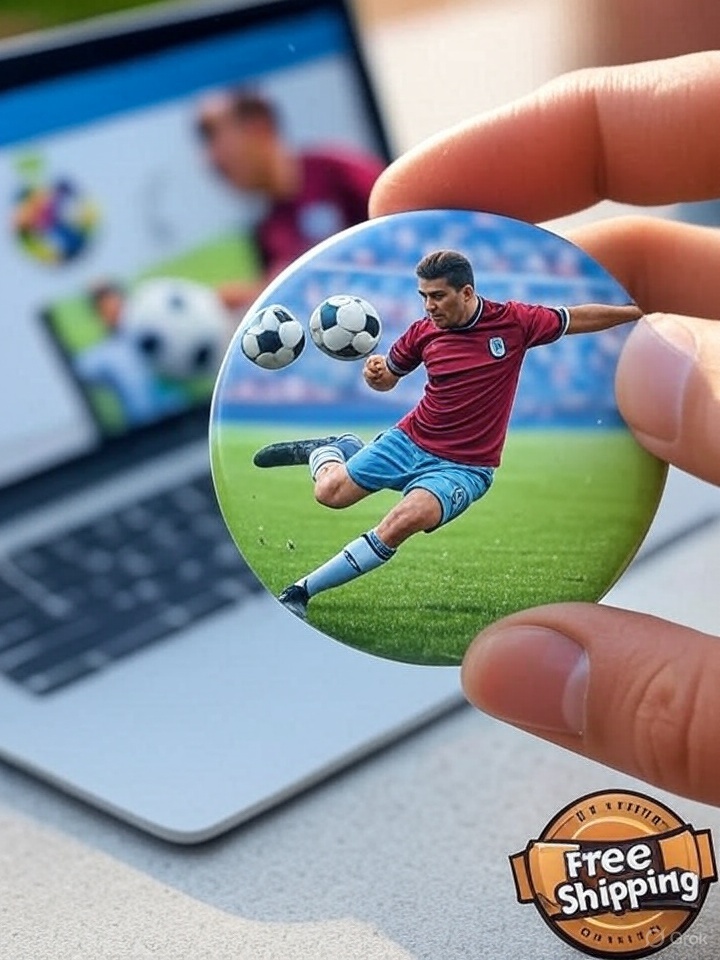 sport photo buttons