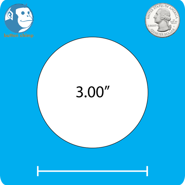 3 Inch Custom Buttons - Pinback Buttons
