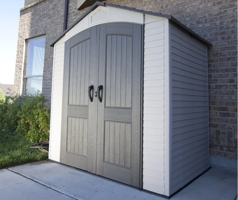 Lifetime Apex Plastic Shed 7x4.5 Qubox