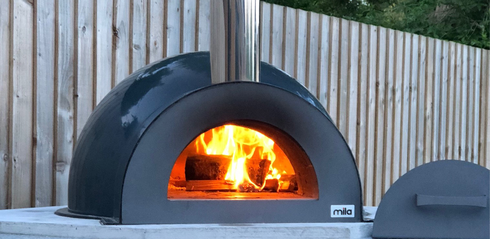 Mila 60 Wood Fired Pizza Oven On Tray Qubox