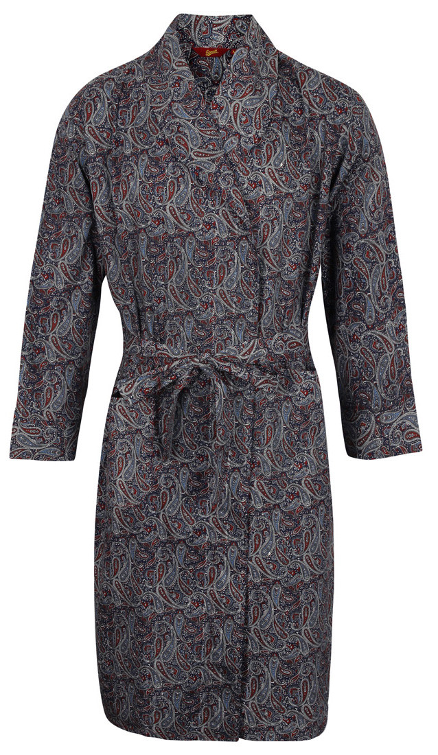 Mens paisley clearance dressing gown