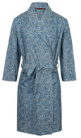 Turquoise paisley dressing gown