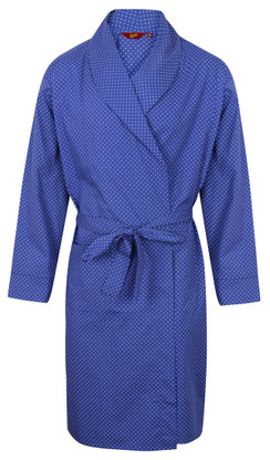 Blue dotted dressing gown by Somax