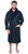 John Christian Navy and Green bonded dressing gown