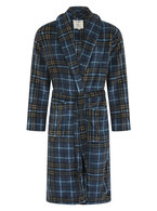 John Christian Blue and Yellow check dressing gown