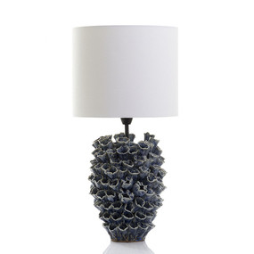 Blue Table Lamp With Shade LNDZ