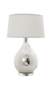 Off White Table Lamp With Shade HLF