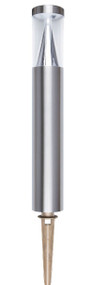 Bollard Light - 12V Marine Grade 6W 316 Stainless Steel 3000K 620lm IP67 50cm Spike Mounted