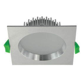 LED Downlight - Dimmable 13W 850lm IP44 Tri Colour 110mm Aluminium