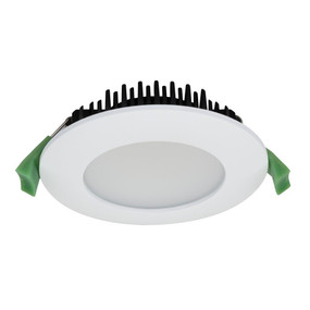 13W 850lm LED Downlight - Dimmable IP54 Tri Colour 110mm White