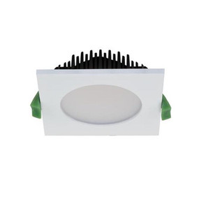 LED Downlight - Dimmable 13W 850lm IP54 Tri Colour 100mm White Square