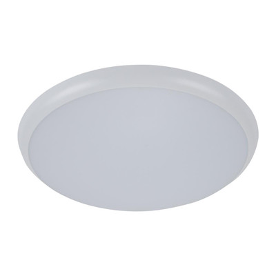 400mm Marine Grade Vandal Resistant Wall or Ceiling Light 35W 3100lm Tri Colour White IP54 IK08 Round White