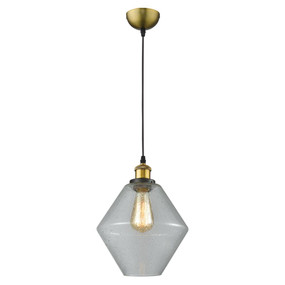 Contemporary Glass Pendant Light - Clear