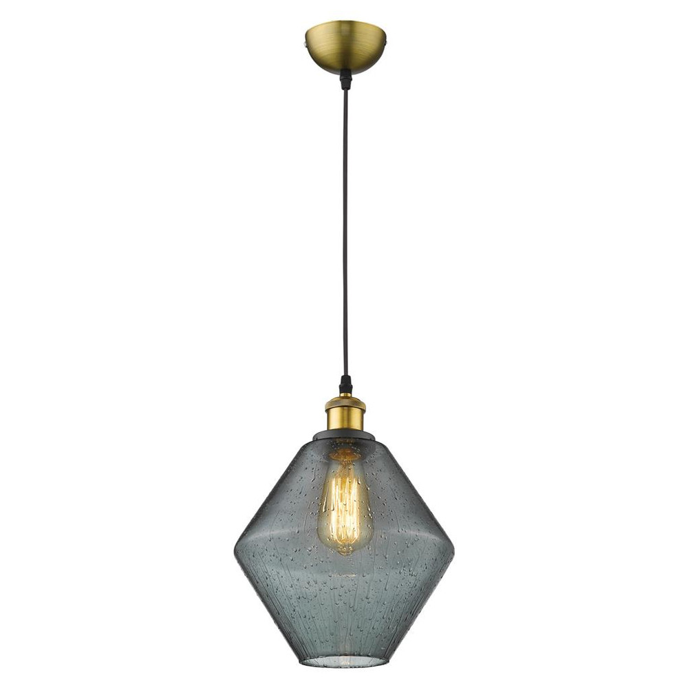 Contemporary Glass Pendant Light Grey Lighting Style