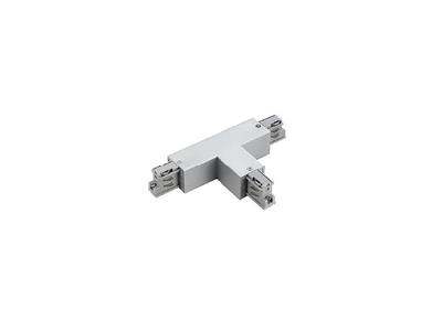 T Connector To Suit Three Circuit Track Left Hand Feed In White